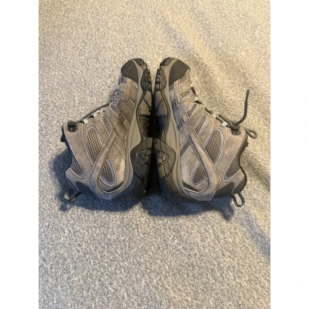 Merrell Women's Moab 2 Mid Waterproof Hiking Boots, Granite/Grey, 9.5 M US